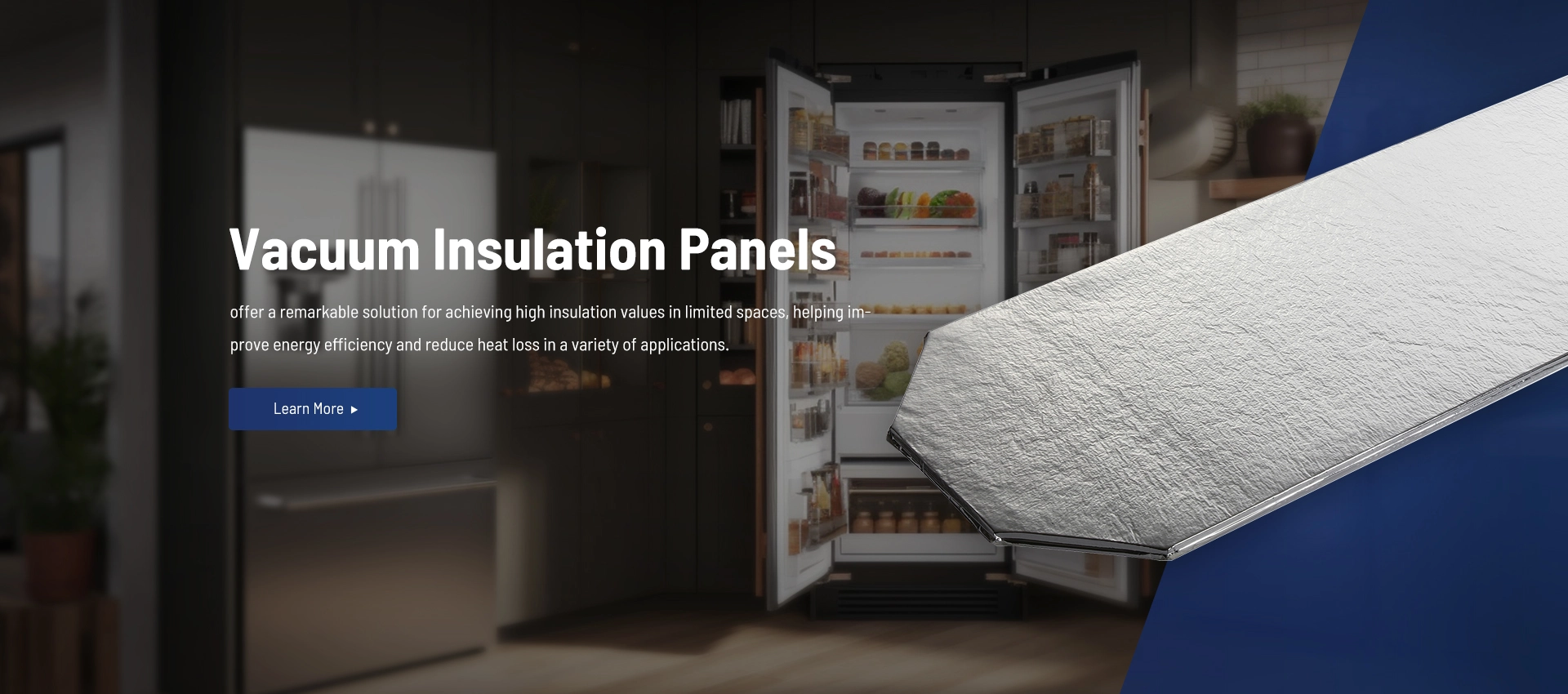 Panneaux d'isolation sous vide